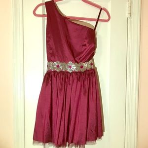 One Shoulder Party Dress